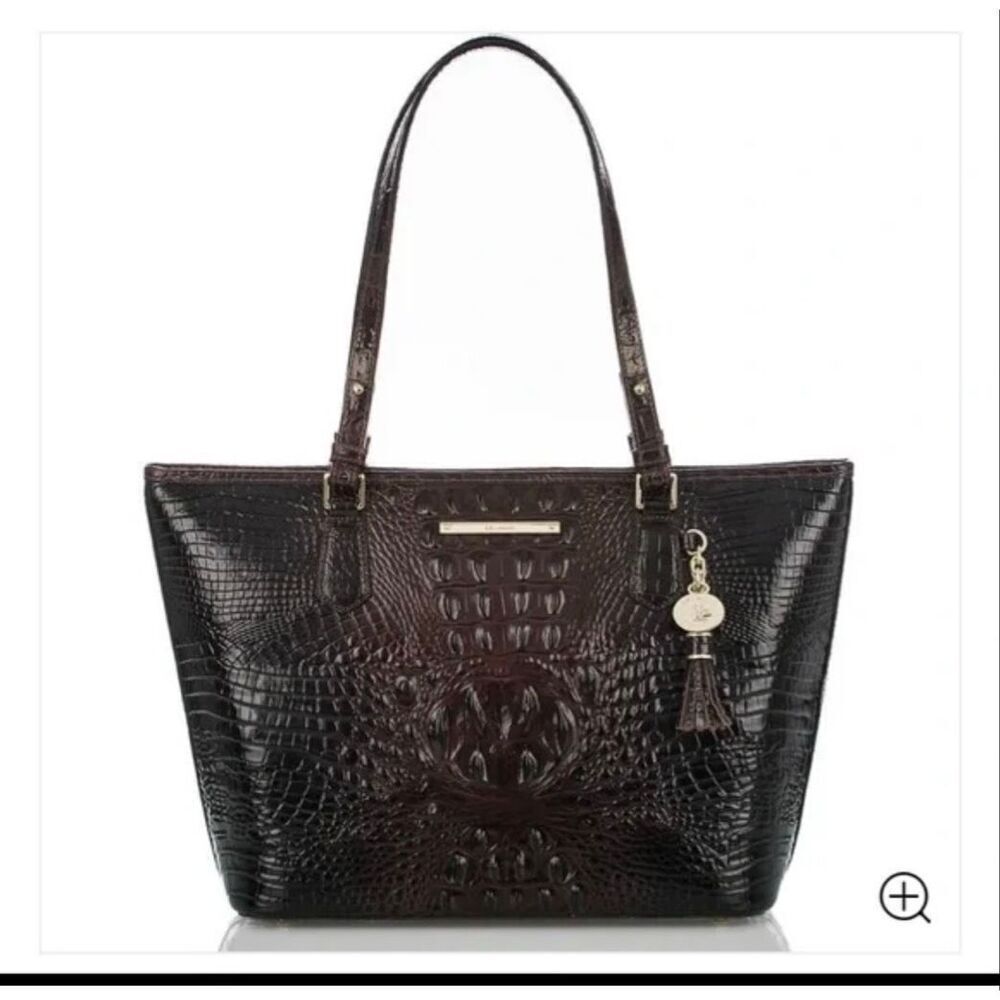 brahmin Cocoa ombreโMelbourne Asher tote bag/purse pocketbook carryall